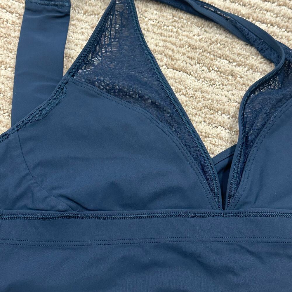 Lululemon sz 6 Twist & Train sports bra jaded blue navy - Picture 7 of 12